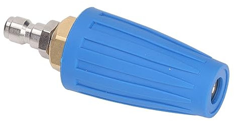 Boquilla de Lavadora de Alta Presión, Carcasa Robusta de Cerámica de Latón, Conector Rápido de 1/4 Pulgadas, Boquilla Giratoria de Lavadora Robusta, Limpieza de 4000PSI para
