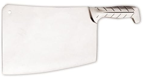 Lioninox Couperet de Boucher à Frapper avec Manche en INOX 245 mm