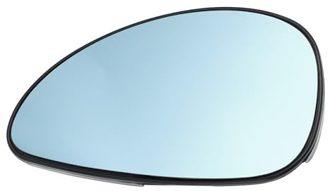 A ABSOPRO Verre Rétroviseur Gauche Pour Citroen C4 04-09 1pc | Couleur: Bleu, Broches: 2, OE: 8151HN, Plaque Support, Réglage Électrique, Remplacement Direct, 1 Pièce, Taille:17.3cm