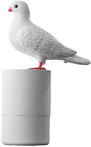 Dispenser automatico di sapone, 300 ml, alimentato a batteria, non touch, dispenser di sapone elettrico a forma di piccione, con sensore di movimento a infrarossi/per cucina e bagno, pulizia
