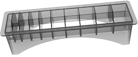 NULYLU Hair Clipper Storage Box Base Box for Clipper Comb Barber Storage Holder Organizer Guards for Salon Home Use