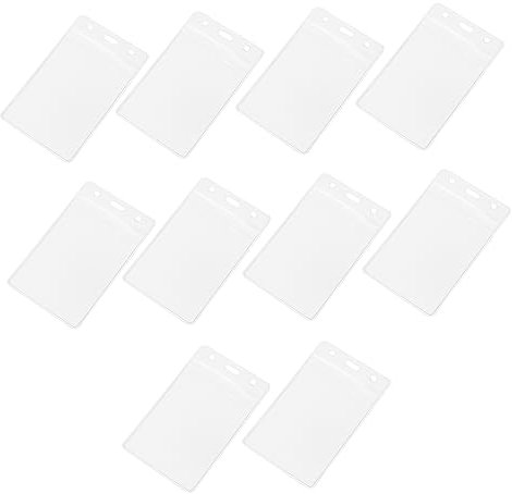 Operitacx Ausweishalter Doppelseitiges Design 10 Stück Ausweishüllen für Mitarbeiter Ärzte Studenten