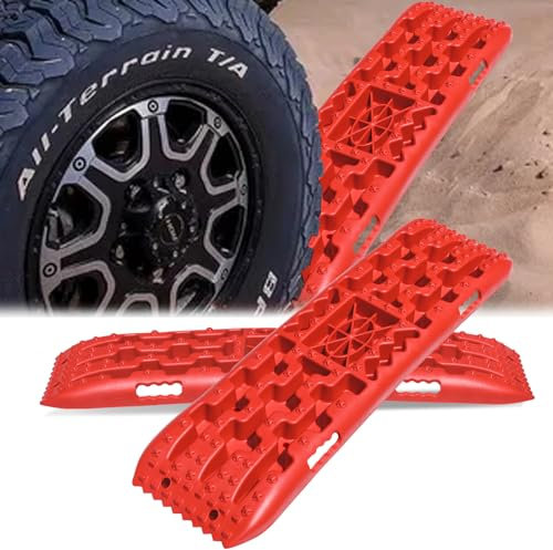 2 Stück Sandbleche Wohnmobil Offroad Halterung Anfahrhilfe Für Wohnmobil Magnetisch Offroad Traktionshilfe Bergeboards Traktionshilfe für Sand Schlamm und Schnee