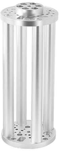 Osmond Columna de Extensión para Telescopio de 300 mm, Sección de Refuerzo, Trípode Ecuatorial para Telescopio/Zhenwang TC40, Accesorios Plateados.