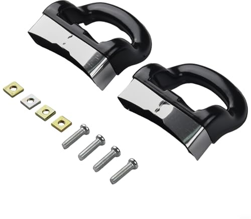 2 asas laterales de repuesto para olla de vapor, sartén de leche y otros utensilios de cocina, baquelita resistente al calor con borde de acero inoxidable, piezas de herramientas de cocina para ollas