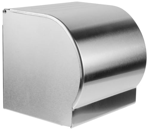 IMIKEYA Porte-Papier Toilette Mural Porte-Rouleau De Papier Toilette avec Rangement Support De Rangement pour Salle De Bain Et WC Compact 5.12In X 5.12In X 5.12In Installation Facile