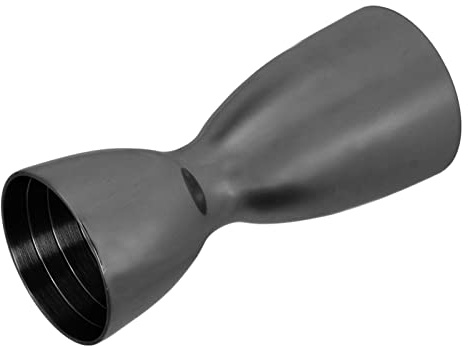 Pssopp Double Jigger à Cocktail, Tasse à Mesurer en Acier Inoxydable pour Barman avec un Design Ergonomique et une Distribution Facile pour les Amateurs de Bar à Domicile (Plaqué noir)