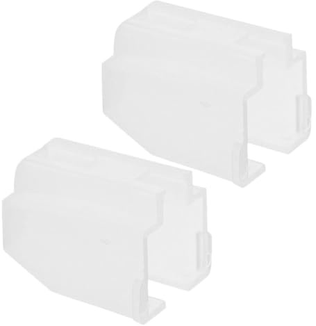 MUELODSIC Fundas Protectoras para Aguja de Tocadiscos, 2 Piezas, Cubierta de Aguja de Plástico Duradero, Protección contra Polvo para Cartuchos de Tocadiscos, Accesorio para Dj y Música