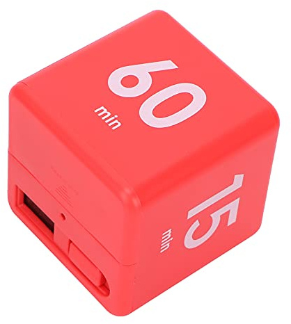 Temporizador de cubo de plástico, Sensor de gravedad, temporizador con tapa, temporizador de cuenta regresiva para gestión del tiempo