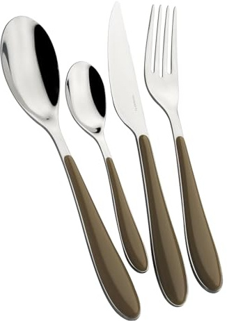 Bugatti ggta-023 F50 Gioia Besteckgarnitur, 24-teilig Edelstahl Tabak 22 x 8 x 30 cm