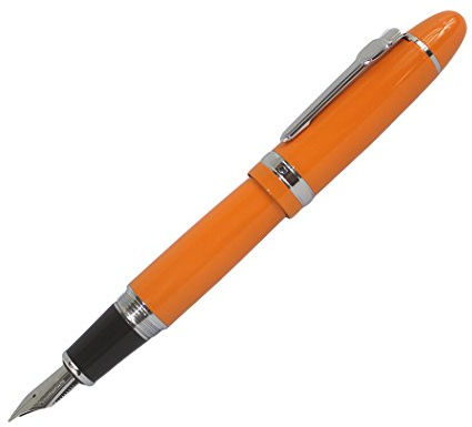 zohot Jinhao Füllfederhalter 159 schwarz lackiert, orange
