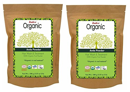 Radico Amla-Fruchtpulver 2er-Pack (2 x 100g) Emblica Officinalis (bio, vegan) x2