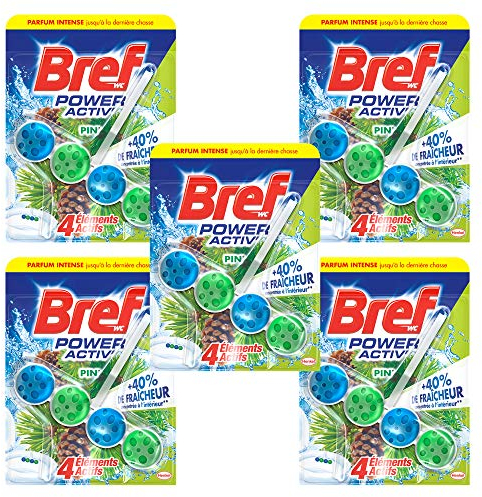 Bref Power Activ Pin WC-Reiniger, 50 g, 5er Pack