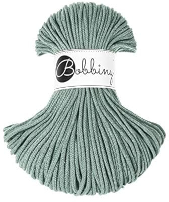 Bobbiny ÖKO-TEX Kordel 3mm x 100 Meter für Makramee und Handwerk in Lorbeer