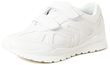 Geox J Pavel C, Sneakers Niños, Blanco, 38 EU