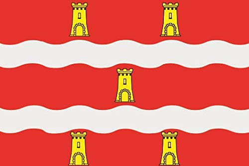 U24 Drapeau de Deux-Sevres Drapeau Bateau Qualité Premium 150 x 250 cm