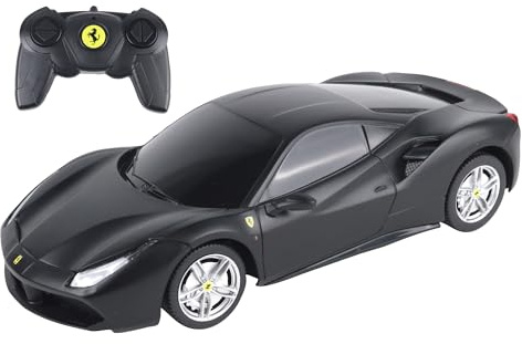 Turbo Challenge - Ferrari 488 GTB - RC Prestige - 095607 - Ferngesteuertes Auto - Schwarz - 1/24 - Batterien Nicht enthalten - Kunststoff - Kinderspielzeug - Geschenk - Ab 6 Jahren