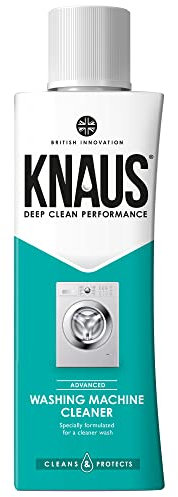 KNAUS WASHING MACHINE CLEANER - 3 x Concentrated Doses - Effortlessly Eliminates Grime, Mold, and Unpleasant Odors – Deep Cleans your Washing Machine