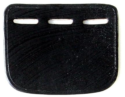 IV Horse Girth Buckle Guards in Havana or Black Leather (Havana, Pony)