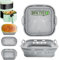 Teglia per Friggitrice ad Aria, 2 Pezzi da 21CM Riutilizzabili Accessori Friggitrice ad Aria, Contenitori per Friggitrice ad Aria Compatibili con COSORI, Ninja, Tower, Tristar (2 x Grigio)