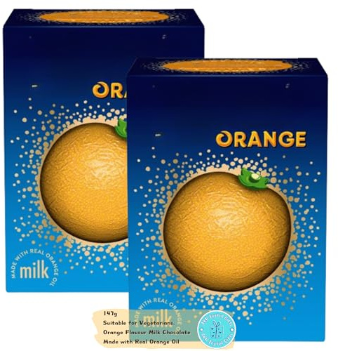 Milk Orange Chocolate Ball 147g x2