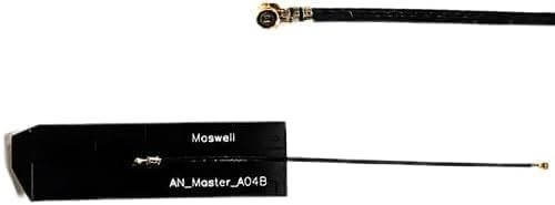 Maswell Interne WiFi Antenne von, Tri-Band-WLAN, 1400–6000 MHz, geeignet für Wimax Zigbee, Bluetooth, WLAN, 2,4 G, WLAN, 5 G, Wi-Fi 6, 10 cm Kabel mit IPEX4