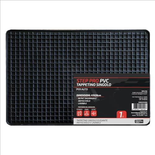 Tappetino Auto Universale in Gomma PVC || Antiscivolo a Nido d'Ape || Tappetino ideale per auto - cucine - officine - garage - scale e ingressi