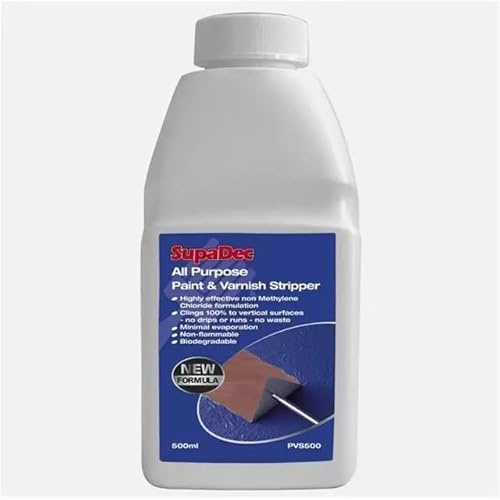 SupaDec All Purpose Paint & Varnish Stripper Drip Predator Fast Action (White, 500ml)