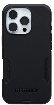 OtterBox iPhone 16 Pro Commuter Series Case - Black, Thin & Protective iPhone Case, Dual-Layer, Impact Absorbing - Material