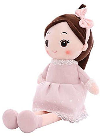 KENANLAN Kuschelpuppe Weiche Stoffpuppe,Stoffpuppen Plüsch Stofftier Spielzeug,Mädchen Plüschpuppe Gefüllte Puppen mit Kleidung Haaren Niedliches Prinzessin Fee Stofftier Fee Spielzeug