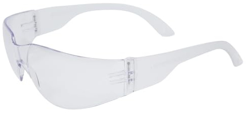 Trimex Arms Lunettes de tir ultra résistantes aux chocs pour tir, airsoft, chasse, protection tactique et atelier (transparent)