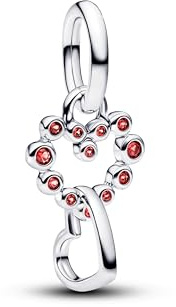 PANDORA Connected hearts 794435C01 Charm Anhänger