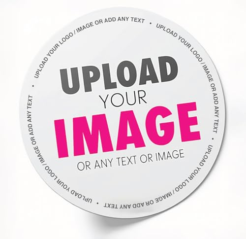 Personalised Stickers Labels Printed Stickers Customised 37 mm Personalised Photo Stickers Customised Stickers Labels Any Photo, Logo Colour or Text