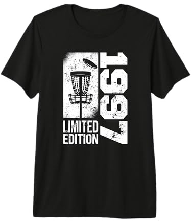 DiscGolf Disc-Golf-Joueur Anniversaire né en 1997 Disc-Golf T-Shirt Haut de Gamme
