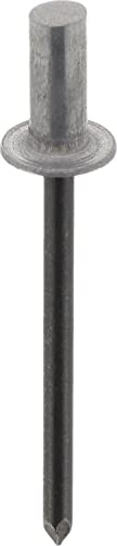 Restagraf wasserdichte Niete aus Aluminium & Stahlschaft – kompatibel mit FIAT Bravo II – Durchmesser 4 mm – Länge 9,5 mm – Ref. 4151 – Beutel mit 101 Stück