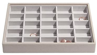 Stackers Taupe Classic Medium Jewellery Box Trinkets Layer