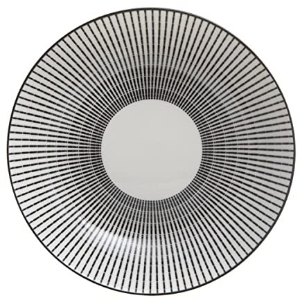 Secret de Gourmet Set De 6 Assiettes Creuses Lunis - D 20,5 Cm - Noir