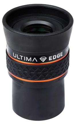 Celestron 93450 Ultima Edge 10mm Parfocal Ultra Flat Field Eyepiece Designed for 1.25 Focusers - Incredibly Crisp Views, Fully Multi-Coated Lens, Moulded Rubber Grip, Black