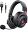 EKSA Gaming Headset, 7.1 Surround Sound PC Headset mit Noise Cancelling Mikrofon, USB & 3,5 mm Audiobuchse, LED Licht Superleichter Gaming Kopfhörer für PC/Mac/Switch / PS4 / PS5 / Xbox One