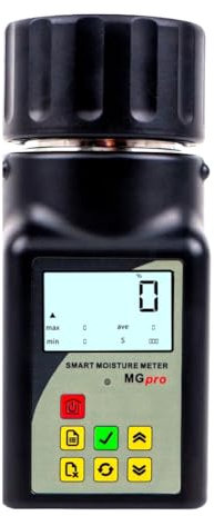 Louttary MG-Pro Smart Grano Humidímetro para 25 tipos de maíz arroz trigo cacahuete café grano semillas guisantes humedad probador