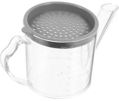 CIYODO Botella Filtro Aceite Recipiente Grasa Cocina Separador Grasa Transparente