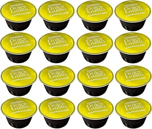 Compatible with Dolce Gusto Machines 50 x Cappuccino COFFEE PODS ONLY (NO MILK PODS)