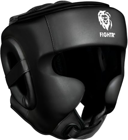 FIGHTR MMA Boxningshjälm med bästa passform | Boxningshjälmskydd för sparring | Justerbar storlek för MMA, Muay Thai, Kickboxning & Kampsport
