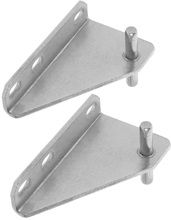 SEWACC 2 pièces Charnières Acier Inoxydable pour Portes de Réfrigérateur et Congélateur Kit de Remplacement Robuste Installation Facile et Compatibles avec Frigo et Freezer