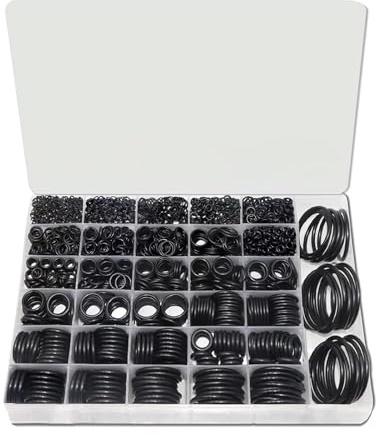 YIXANNX Hochdruckbeständiges O Ring Set für Heimwerkerprojekte und Wartungsarbeiten. O Ring Sortiment. Verschleißfeste Ringe. Hochtemperaturbeständig, Es gibt Werkzeuge, NBR