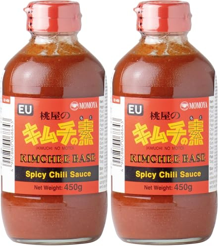 Momoya Salsa Kimchi (Kimchee No Moto) - 450 g (Paquete de 2)