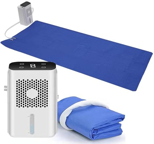 Materasso raffreddato ad acqua, materasso refrigerante con display LCD, serbatoio dell'acqua da 1,7 litri | Funzione di cronometraggio, inferiore 3-8°(Double)