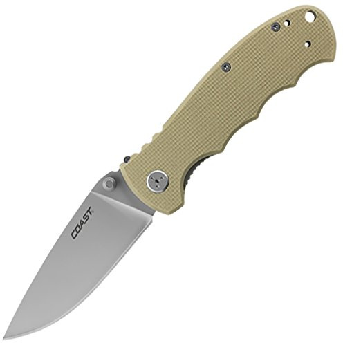 Coast - Klappmesser - DX356 Double Lock Folder - Tan Gift Box - Klingenlänge: 8,89 cm