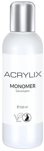 ND24 NailDesign® ACRYLIX Acryl Liquid für Nägel in Studio-Qualität - geruchsarme Flüssigkeit mit mittlerer Aushärtungszeit - für Acryl Gel Nägel Profis entwickelt - Made in Germany & vegan (100 ml)