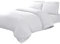 Linens World 200 Thread Count 100% Egyptian Cotton Duvet Quilt Cover Bedding Sets with Pillow cases (White, Single)